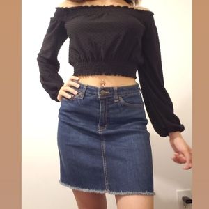 COPY - Dark Wash Denim Skirt